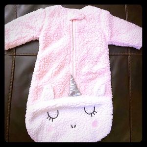 Baby girl sleeping bag. Never worn.
